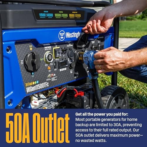 Westinghouse WGen11500TFc 14,500W Tri-Fuel