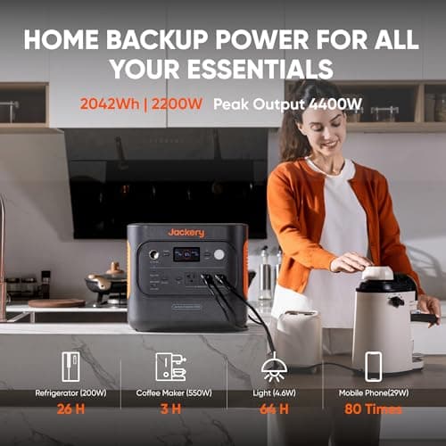 Jackery Explorer 2000 v2 + 2x200W Solar