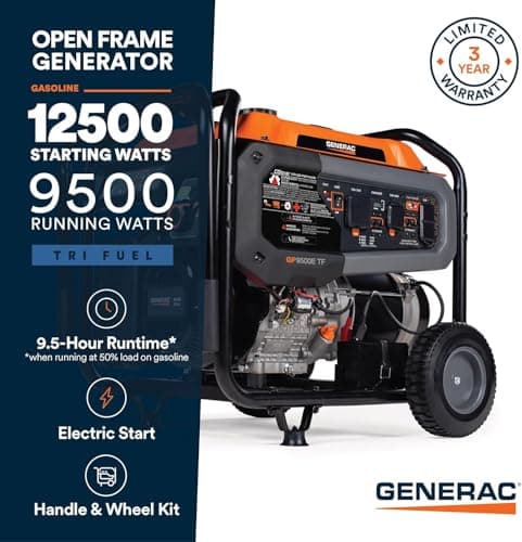 Generac 12,500W Starting Tri-Fuel