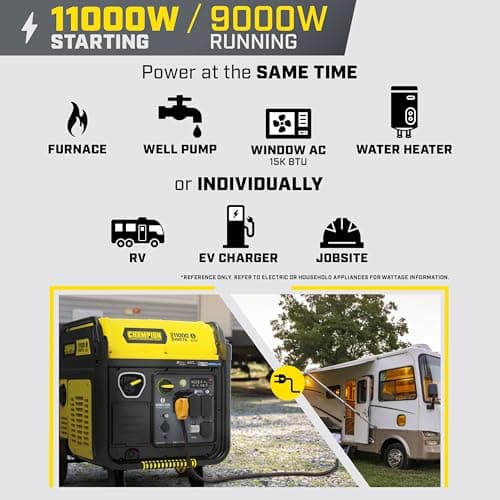 Champion 11,000W Remote Start Inverter