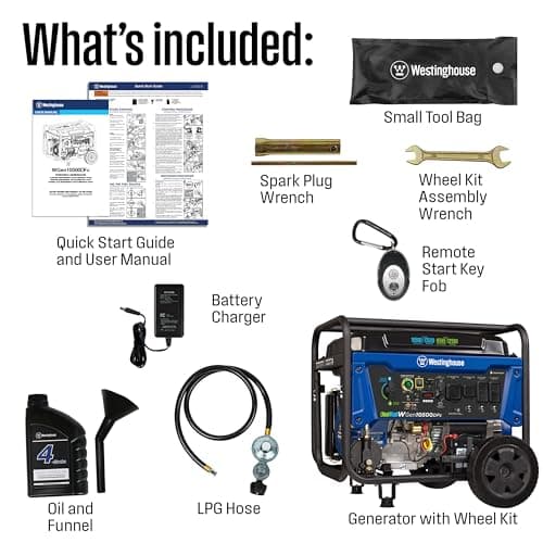 Westinghouse WGen10500DFc 13,500W Dual Fuel