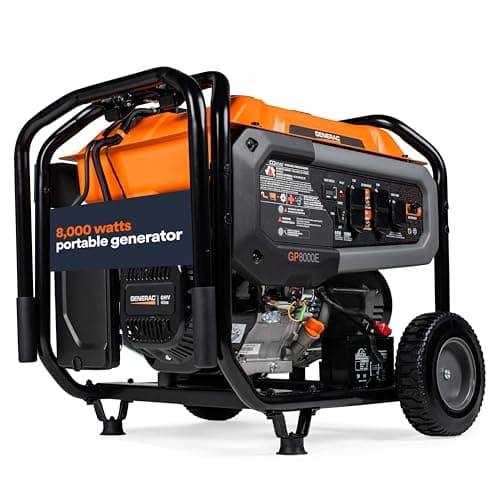 Generac GP8000E 10,000W Starting