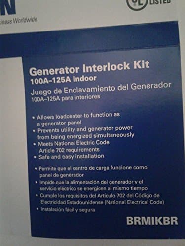 Eaton BRMIKBR Factory Interlock Kit 100-125A