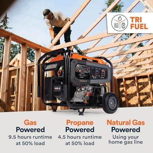 Generac 12,500W Starting Tri-Fuel