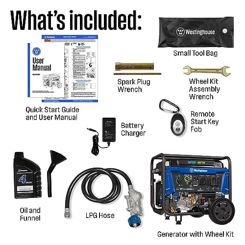 Westinghouse WGen9500DF 12,500W Dual Fuel